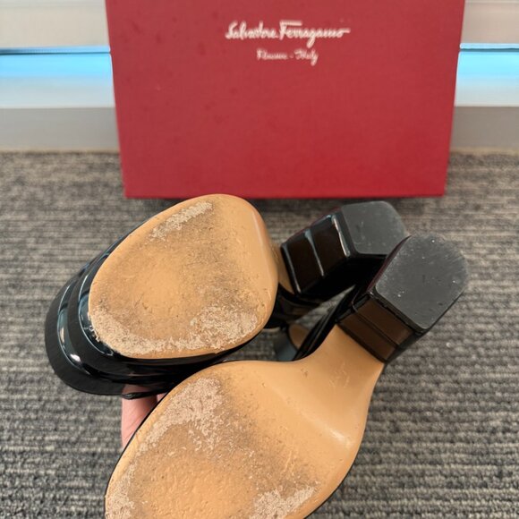 Salvatore Ferragamo Lev Stacked Platform Sandal - WORN ONCE - Picture 4 of 5